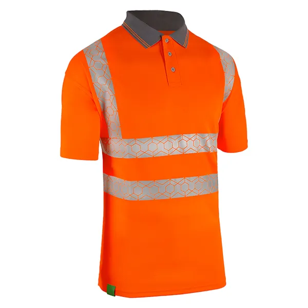 Beeswift Envirowear Hi-vis Short Sleeve Recyclable Polo Shirt